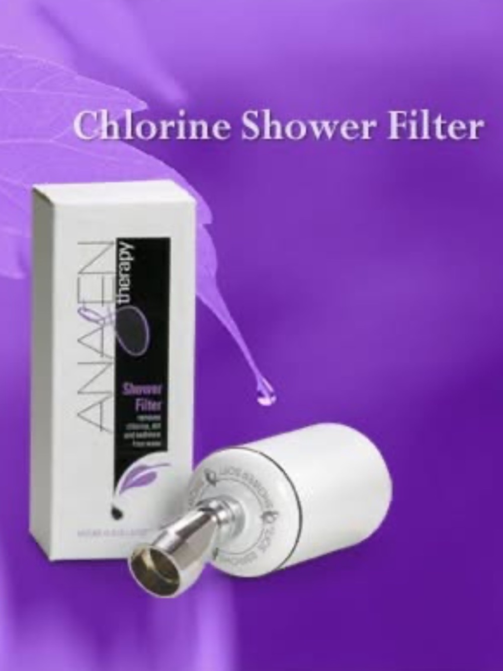 ANAGEN therapy Shower Filter remove chlorine, dirt, and sediment from water NEW